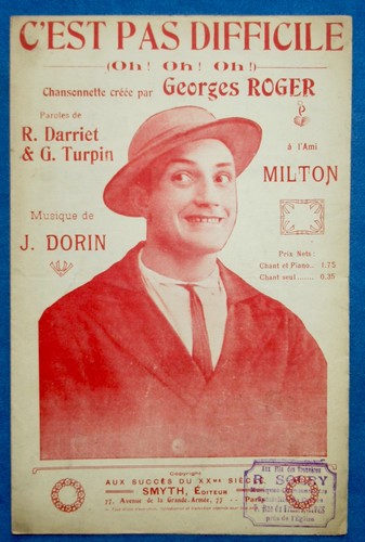 Georges roger humour partition - georges,