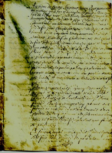 1717 contrat mariage - contrat,