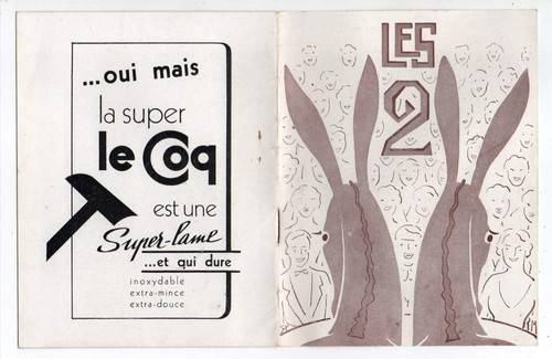 Programme théâtre les deux - théâtre,,