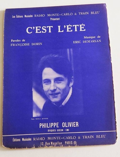 Partition vintage sheet music