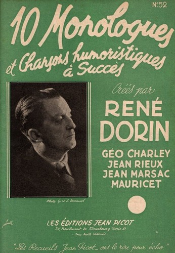 Monologues chansons - monologues,